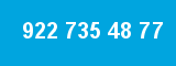 922 735 48 77 922 735 48 77